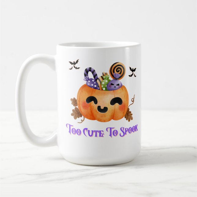Mug Trop mignon Pour Parler | Adorable Halloween Citro (Gauche)