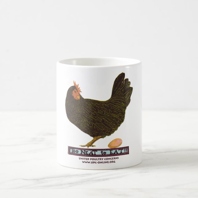 Mug Trop ordonné pour manger ! - Poule (Centre)