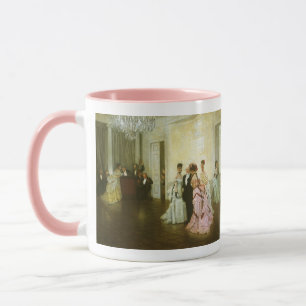 Mug Trop Tôt de James Tissot, Art Victorien Ancien