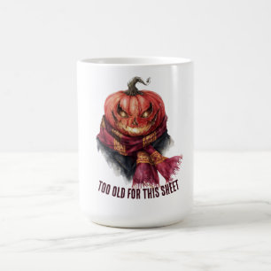 Mug Trop Vieux Pour Cette Feuille. Funny Halloween Cit