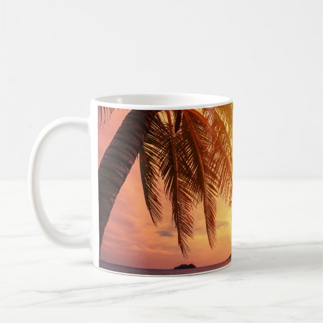 Mug Tropical Beach Paradise : Paysage serein. (Gauche)
