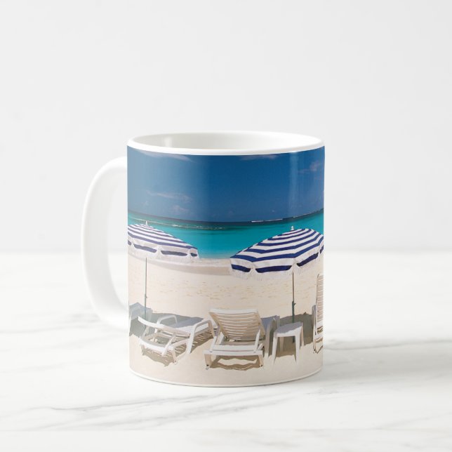 Mug Tropical Beaches | Tropical Beach Anguilla (Devant gauche)
