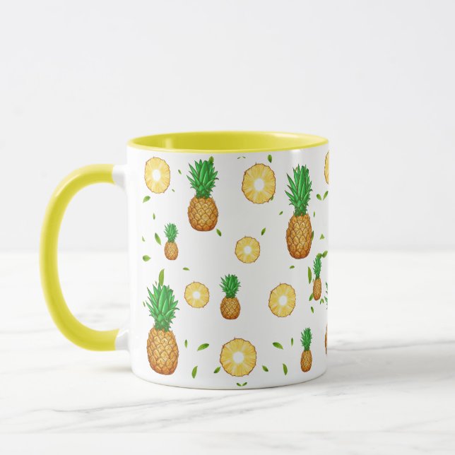Mug TROPICAL ÉTÉ Aiguille FRUITS motif de tranche (Gauche)