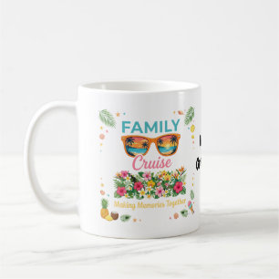 Mug Tropical Famille Croisière Souvenirs Floral Été