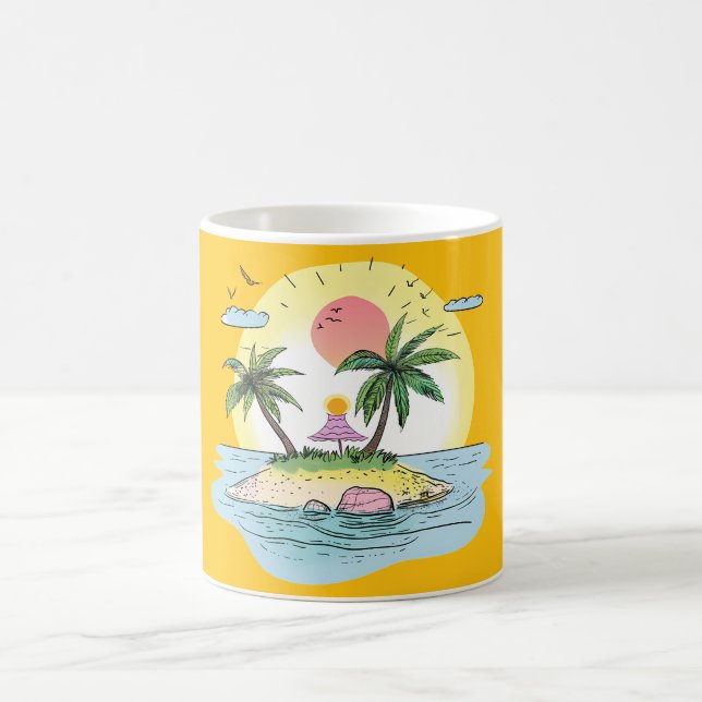 Mug Tropical Island Sunset Vaisselle (Centre)