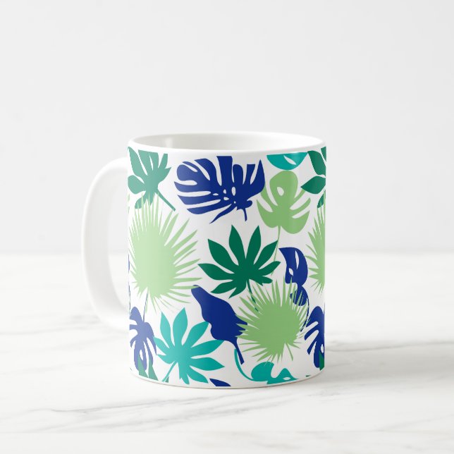 Mug Tropical leaves (Devant gauche)