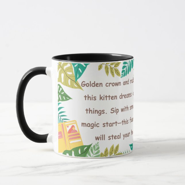 Mug Tropical Paws & Couronne (Gauche)