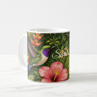 Mug Tropical personnalisé Colibri Vibrant