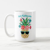 Tropical Pinapple Mele Kalikimaka Noël