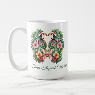 Mug Tropical Toucan Noël Nom personnalisé Pickleball