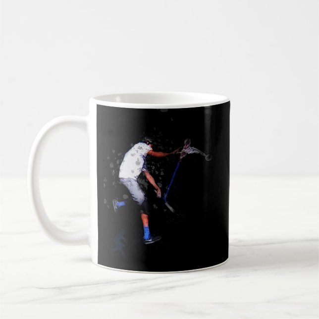 Mug Trottinette artistique Shadow Scooting Trick (Gauche)