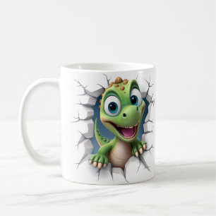 Mug Trou de bébé dinosaure dans