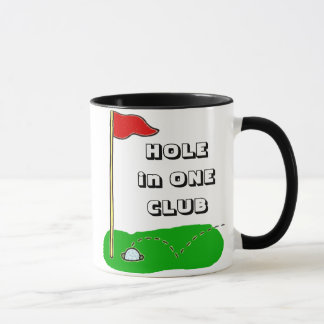 Mug Trou de golf dans une coutume de club