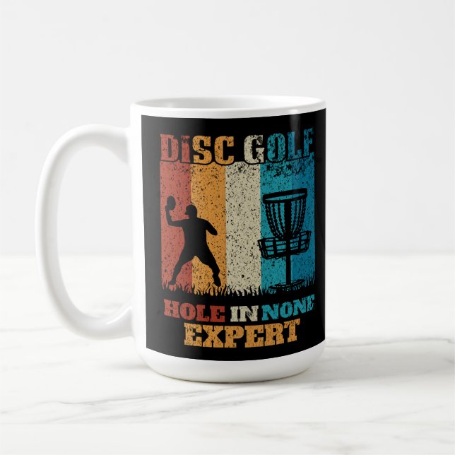 Mug Trou en aucun expert - Drôle disque golf (Gauche)
