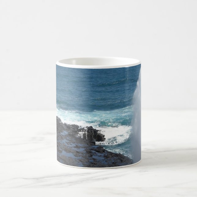 Mug Trou soufflant de Kauai, Hawaï (Centre)