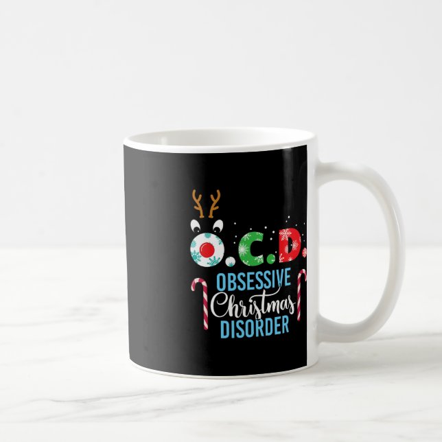 Mug Trouble de Noël obsessionnel ! Reindeer Antlers Gi (Droite)