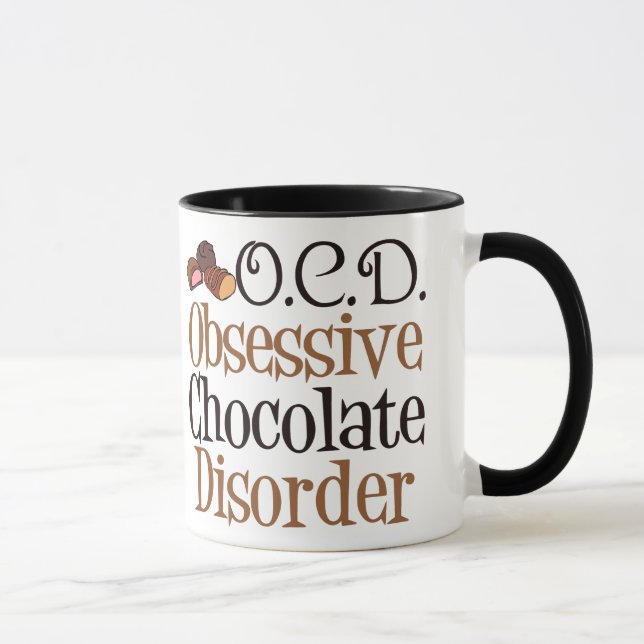 Mug Trouble du chocolat obsessionnel (Droite)