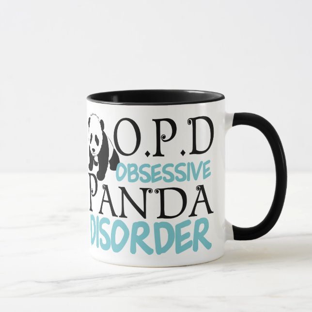 Mug Trouble obsessionnel du panda (Droite)