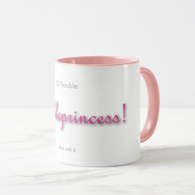 Mug troubleprincess! (Devant droit)