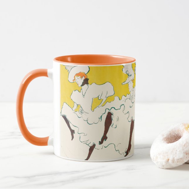 Mug Troupe de Mademoiselle Eglantine, Toulouse Lautrec (Avec donut)