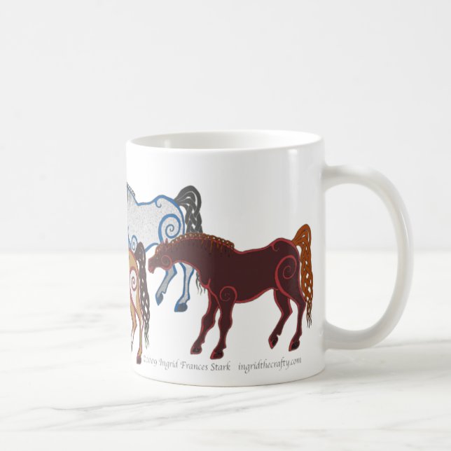 Mug troupeau celtique de cheval (Droite)