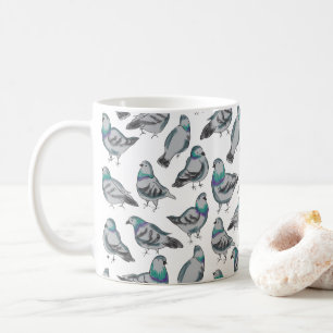 Mug Troupeau de pigeons