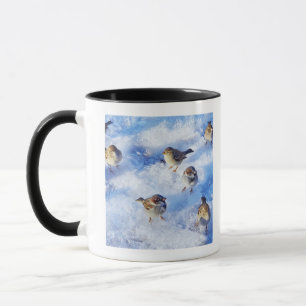 Mug Troupeau des moineaux "domesticus de Chambre de