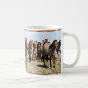 Mug Troupeau frontal de chevaux
