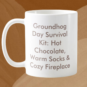 Mug Trousse de survie de jour de marmotte