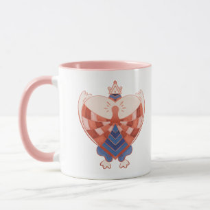 Mug Trouver mon coeur : Bloc de verrou en forme de coe