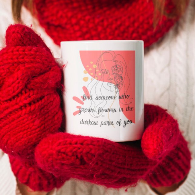 Mug trouver quelqu'un qui cultive des fleurs en vous A (Créateur téléchargé)