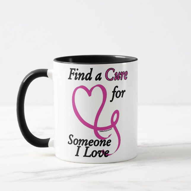 Mug Trouver un remède/coeur/quelqu'un que j'aime...Can (Gauche)