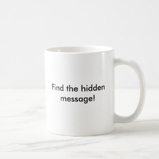 Mug Trouvez le message caché