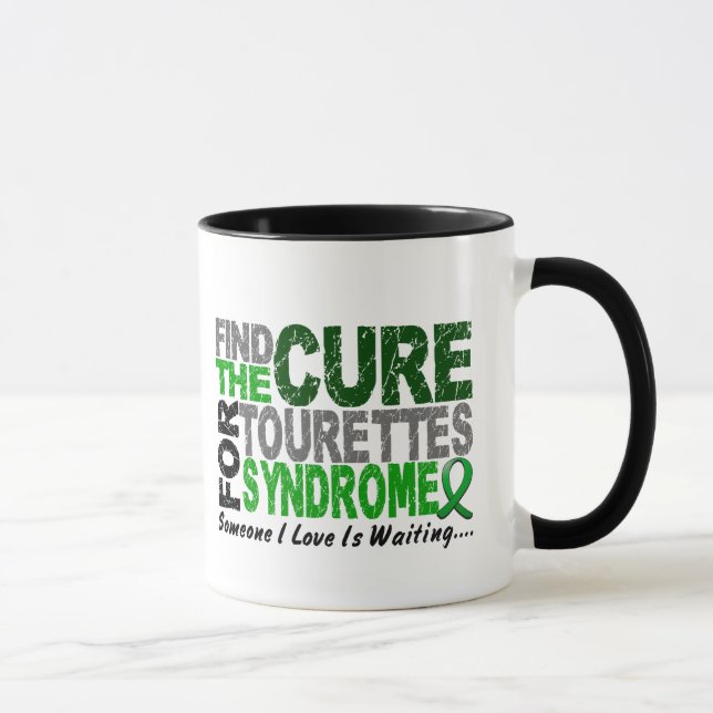 Mug Trouvez le syndrome de la Tourette de traitement (Droite)