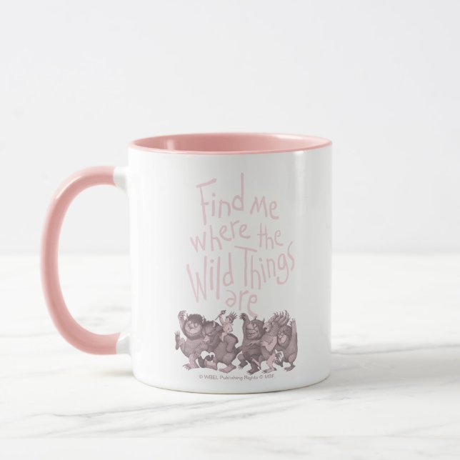 Mug Trouvez-moi où sont les choses sauvages (Gauche)