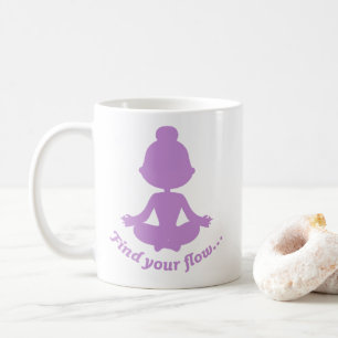 Mug Trouvez votre boue de flux (violet)