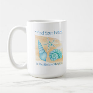 Mug Trouvez votre calme dans les coquillages de la mer
