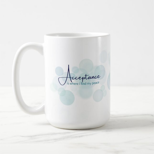 Mug Trouvez votre Musique de Paix (Gauche)