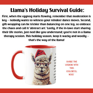 Mug Truc De Vacances Drôle D'Une Llama