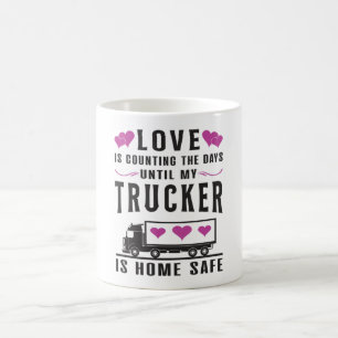 Mug Truckers Femme Trucker Femme Love Truck Idée cadea