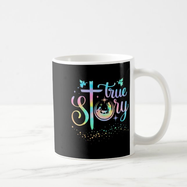 Mug True Story Nativity Christmas Baby Jesus Religious (Droite)