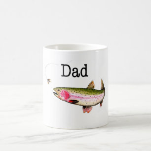 Mug Truite arc-en-ciel Un cadeau de pêche à la mouche