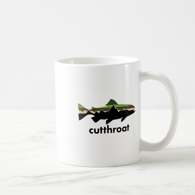 Mug Truite féroce pour les mordus de pêche  (Droite)