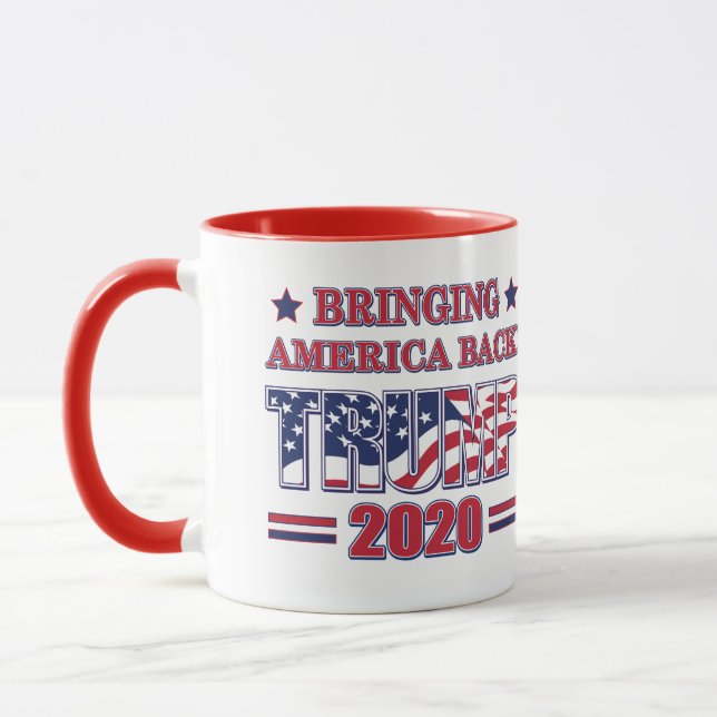 Mug Trump 2020 rétablisse l'Amérique (Gauche)