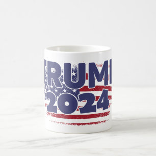 Mug Trump 2024 - Drapeau américain