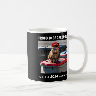 Mug Trump 2024 Fière d'être une poubelle Le soutien de