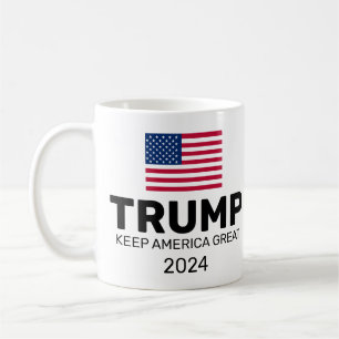 Mug Trump 2024 Garder l'Amérique grande