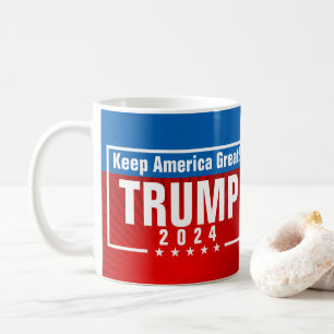 Mug Trump 2024 Keep America Great Stars Frame