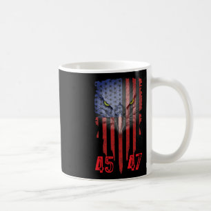 Mug Trump 2024 Président 45 Et 47 États-Unis Drapeau T