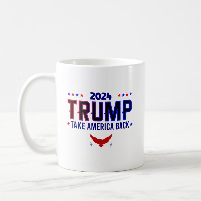 Mug Trump 2024 : Reprendre l'Amérique (Gauche)